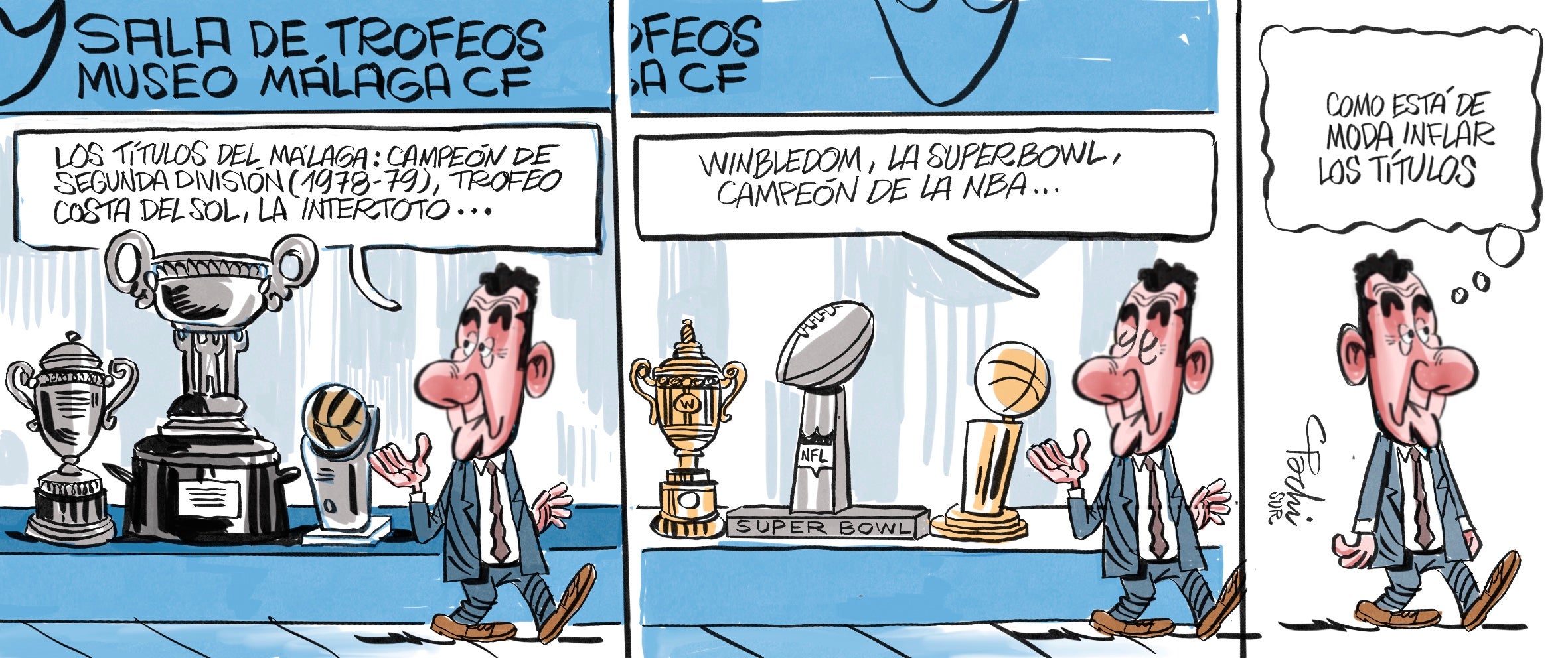 La actualidad deportiva de este mes de agosto, en las viñetas de Pachi