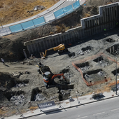 La parcela donde se han reactivado las obras del futuro cuartel de la Guardia Civil.