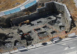 La parcela donde se han reactivado las obras del futuro cuartel de la Guardia Civil.