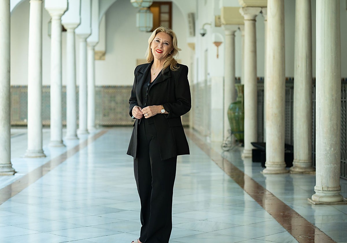 Carolina España, recientemente en el Parlamento de Andalucía.