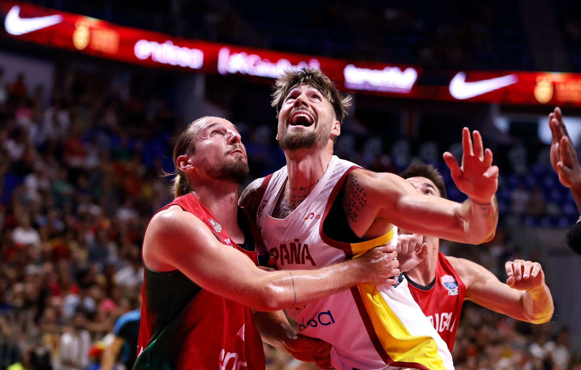 El España - Portugal en Málaga, en imágenes