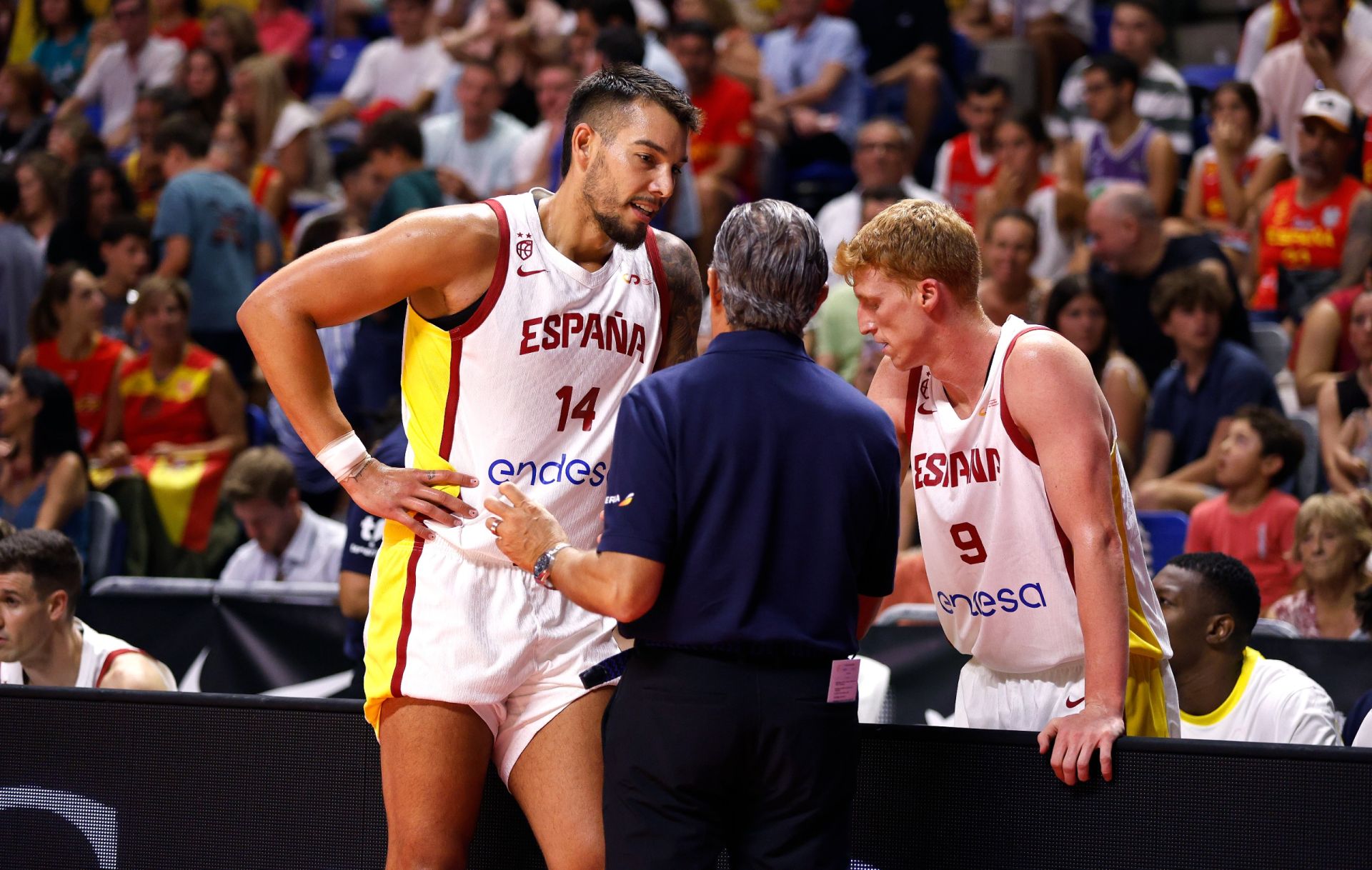 El España - Portugal en Málaga, en imágenes