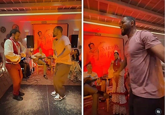 Capturas del vídeo que el propio actor subió a redes.