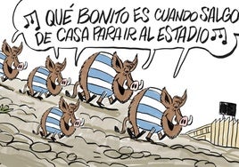 La actualidad deportiva de este mes de agosto, en las viñetas de Pachi