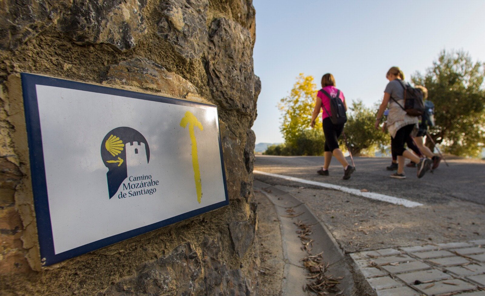 Una sección del Camino Mozárabe de Almería.