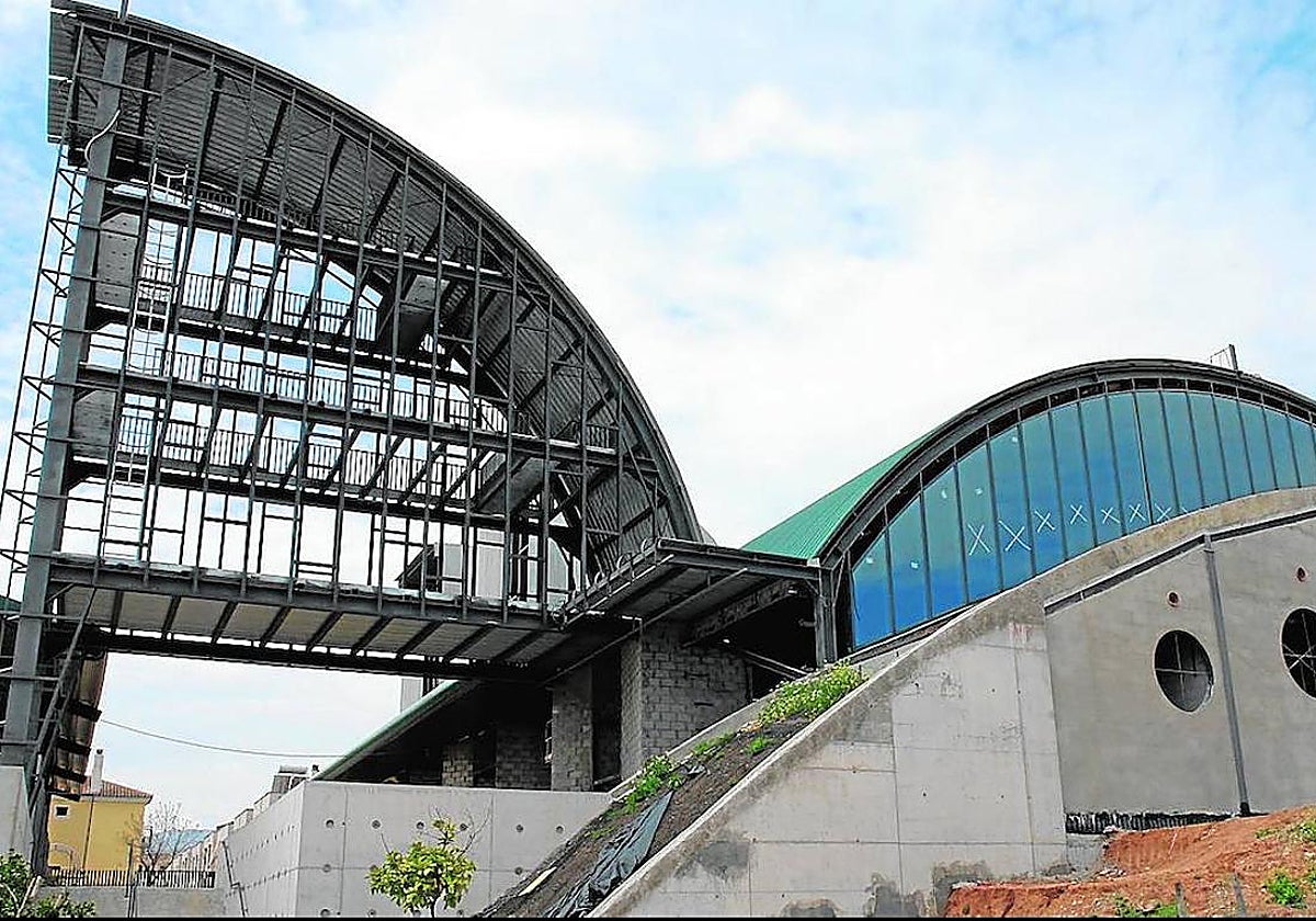Edificio de la sede de la futura Ciudad Aeroportuaria.