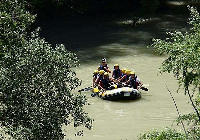 Rafting en el Genil.