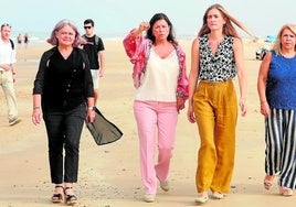 La ministra para la Transición Ecológica, Sara Aagesen, esta semana en San Fernando (Cádiz).