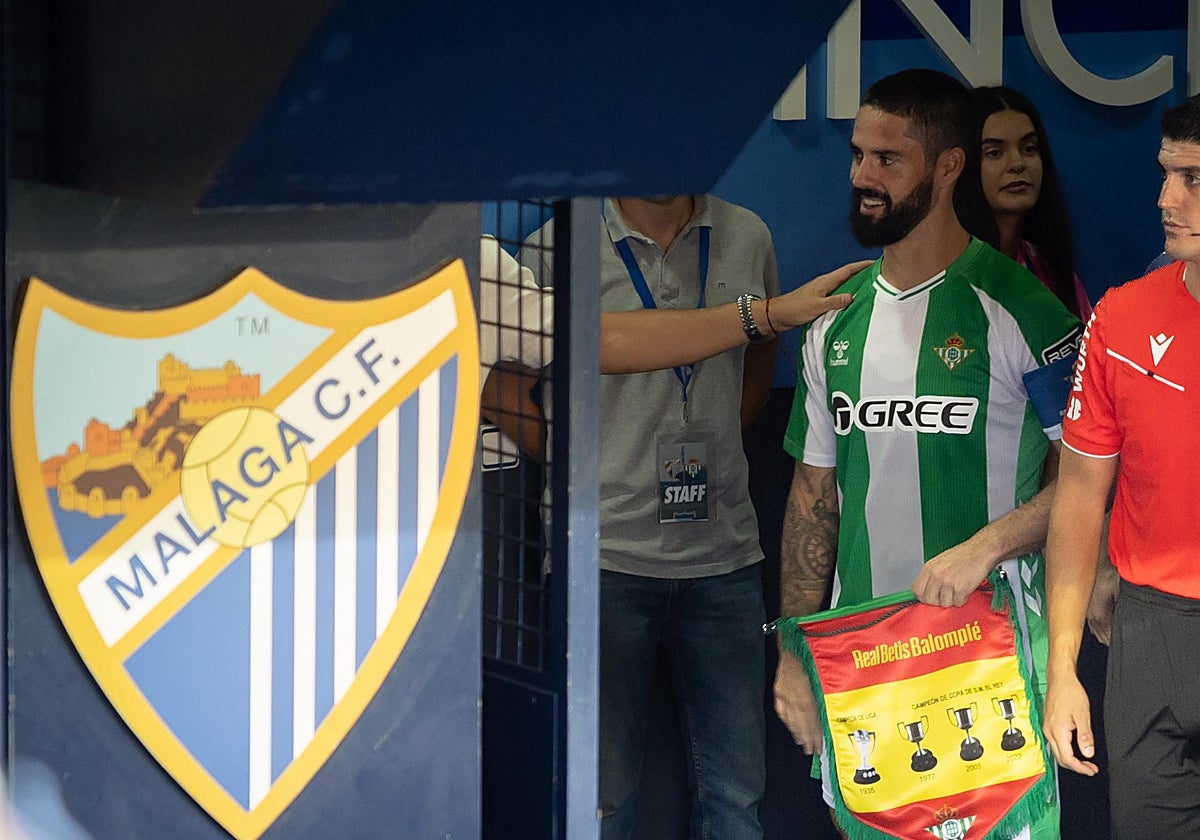 Isco, antes de saltar al campo el sábado en el Trofeo Costa del Sol.