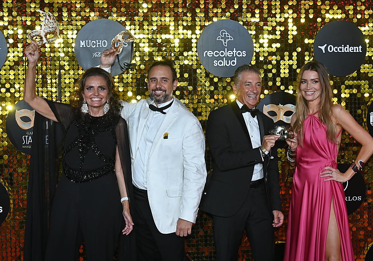 Protagonistas. Sandra García-Sanjuán, Ignacio Maluquer, Javier Banderas y Nicole Kimpel.