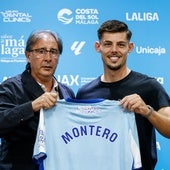 Loren Juarros y Montero, en la presentación del defensa este lunes.