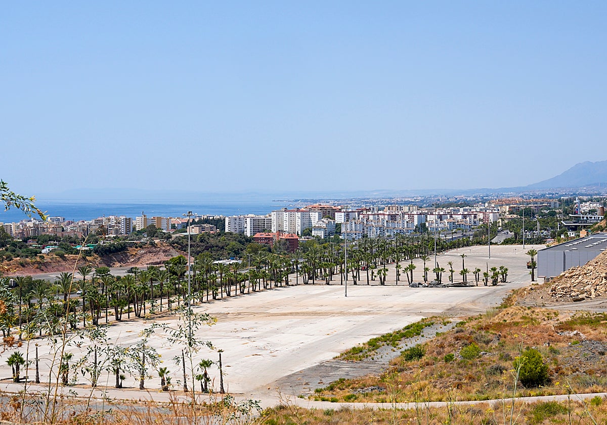 Imagen de los terrenos de La Cañada donde se levantará la ampliación de la misma.