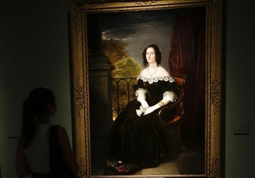 Retrato de María Manuela Kirkpatrick, propiedad de la Casa de Alba, que ahora se expone en el Centro Cultural Fundación Unicaja.