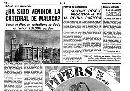 De cómo un pimpi vendió la catedral de Málaga a un guiri por ciento cincuenta mil pesetas