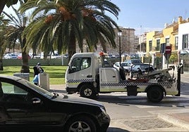 Imagen de archivo de la grúa municipal.