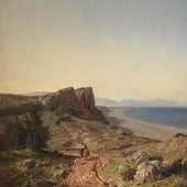 La costa de Torremolinos, por Carlos Haes (1860).