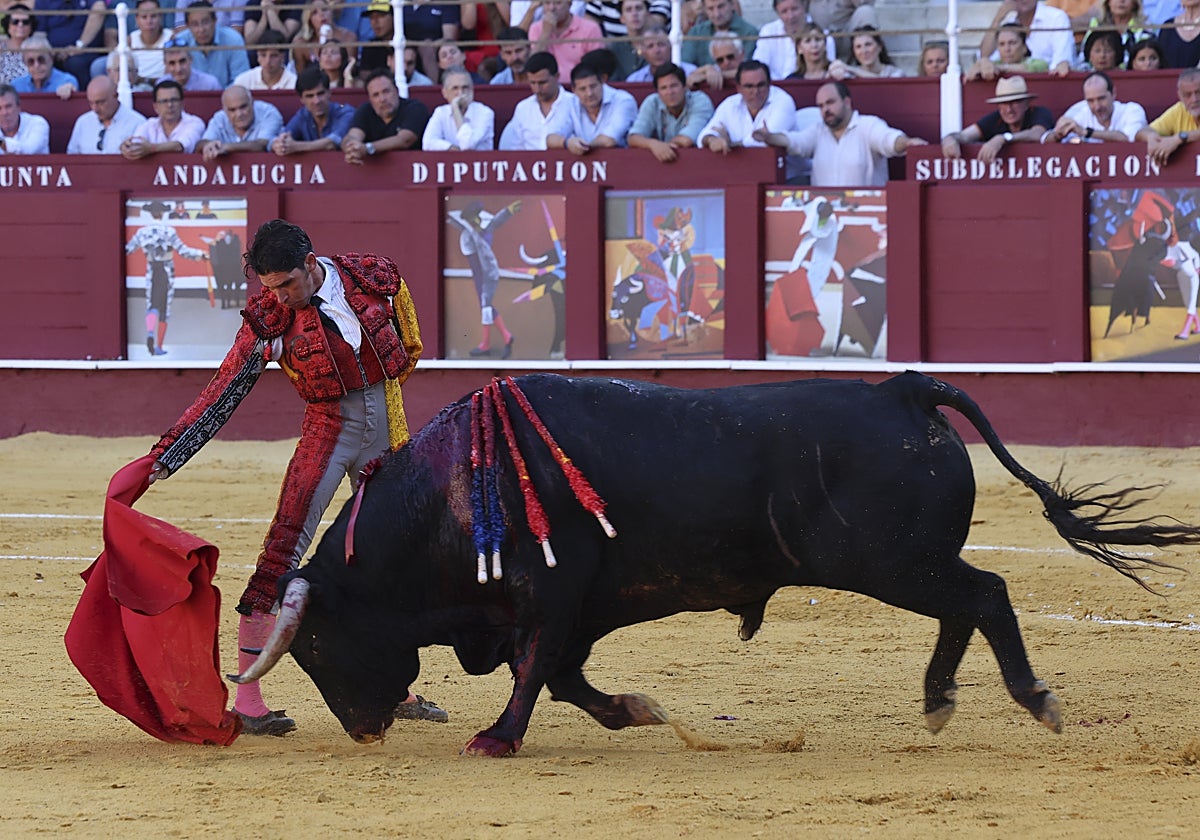 Cayetano, el pasado año, en la Corrida Picassiana en La Malagueta.