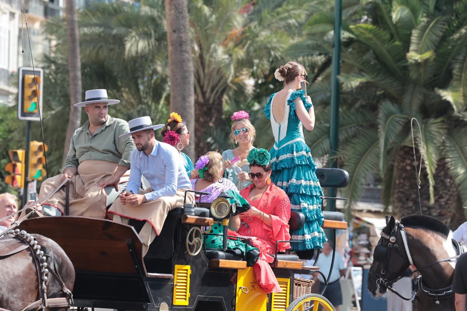 Las mejores fotos del sábado 16 en la Feria de Málaga