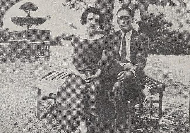 Los novios días antes del enlace.