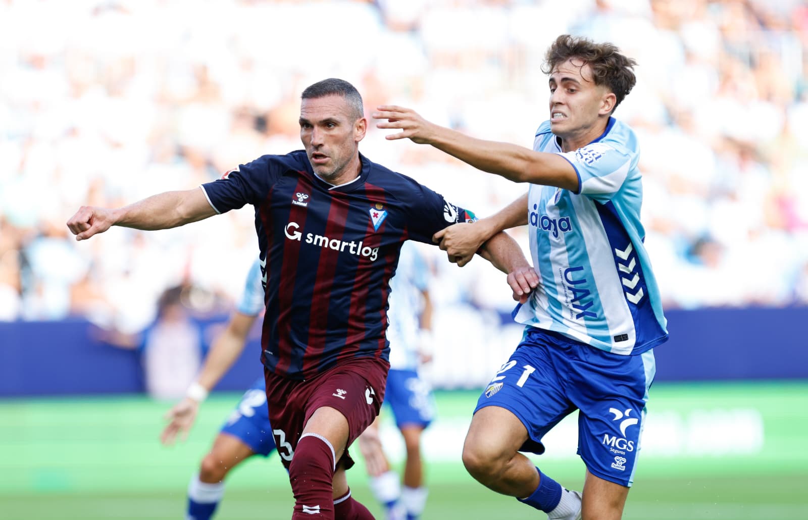 Las mejores imágenes del primer partido de la temporada: Málaga-Eibar