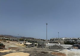 Imagen del estado en el que se encuentra el nuevo recinto deportivo situado en la zona de Santa Rosa-Los Llanos en Torrox-Costa.
