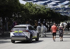 Imagen de archivo de agentes de Policía Local en Cortijo de Torres