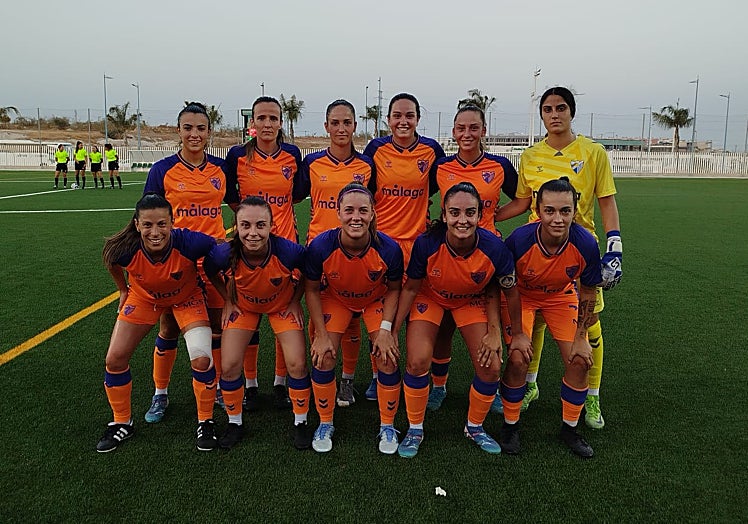 El nuevo equipo, en un partido de la Copa de Andalucía.