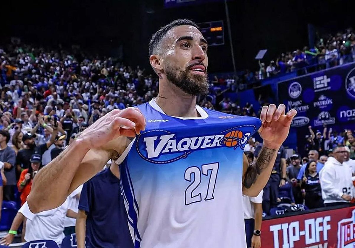 Chris Duarte, tras un partido con Vaqueros de Bayamón.