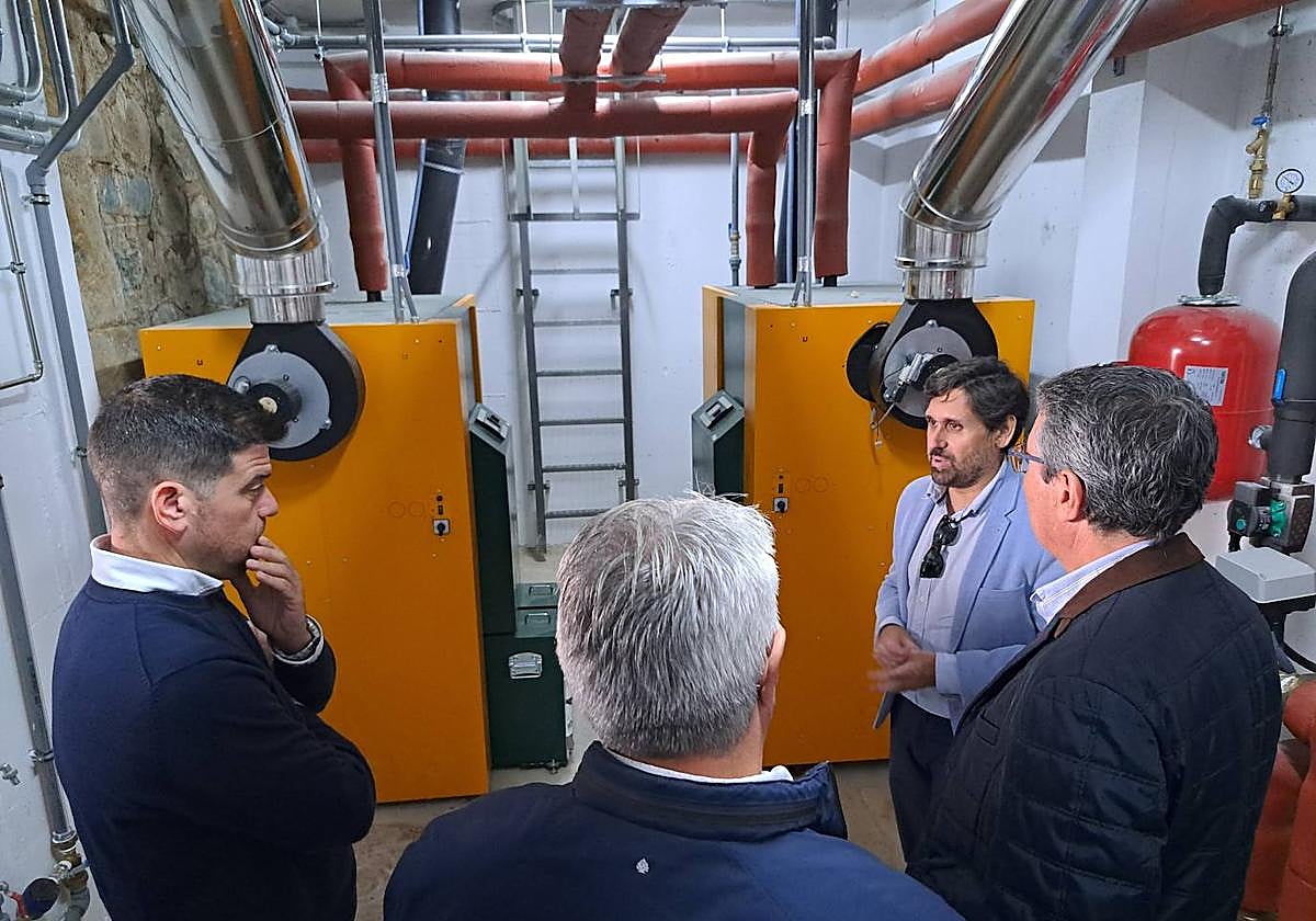 Instalación de biomasa en Tolox.