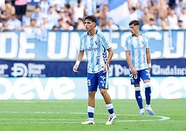 Izan Merino, en el partido del sábado ante el Eibar.