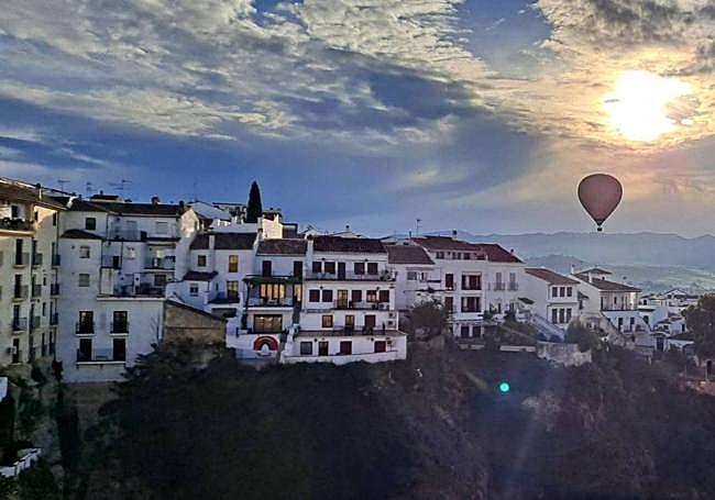 Volando sobre el Tajo.
