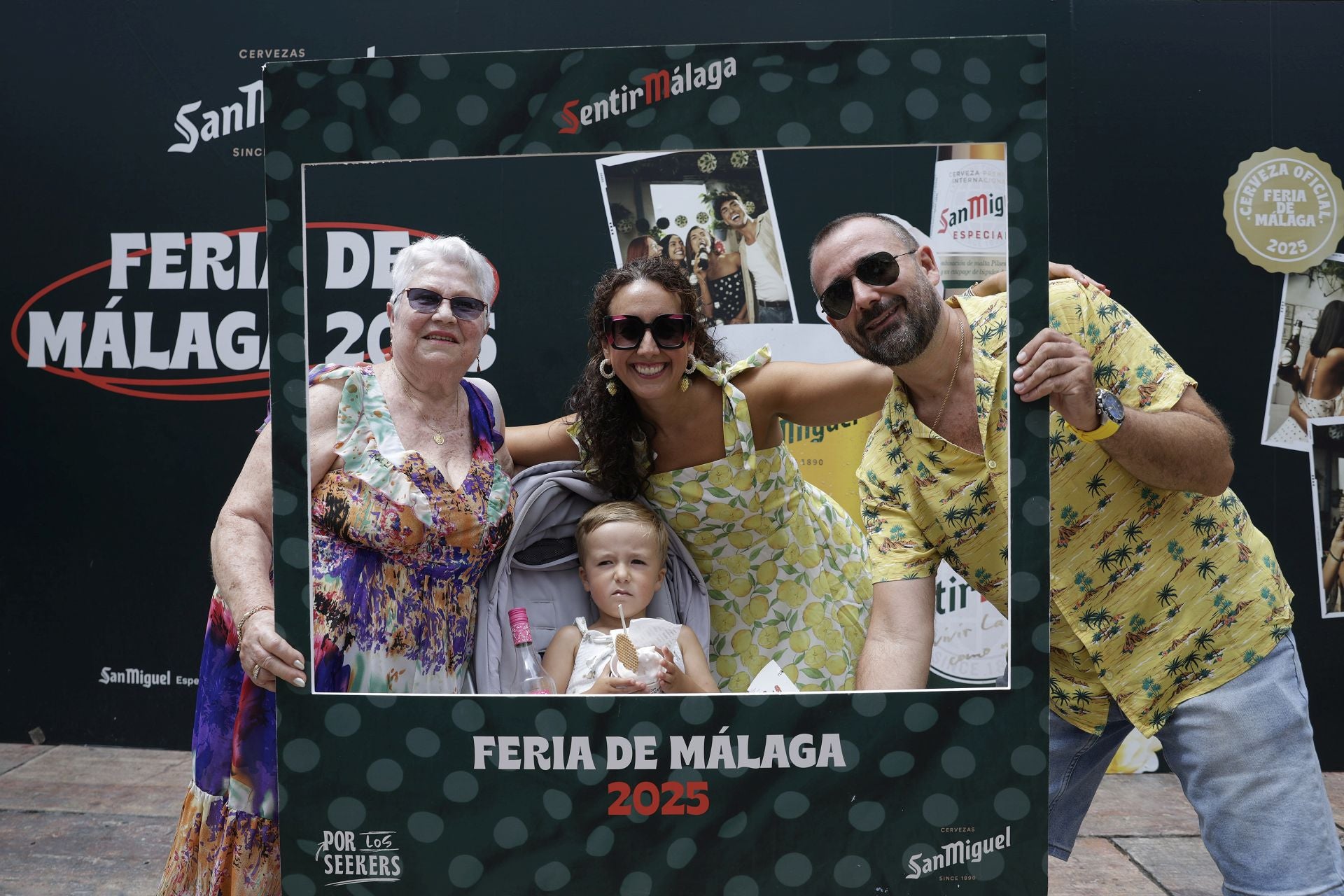 Juan Garrido, Dolores Álvarez, Ana López y Juan José Garrido. 