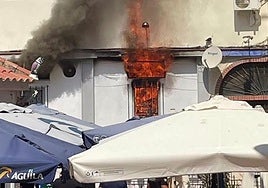 Sobresalto en Torremolinos por el incendio de una vivienda: hay un afectado por inhalación de humo