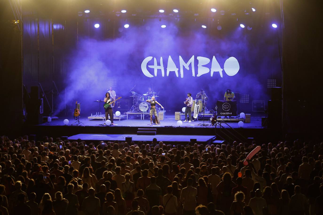 Las mejores imágenes del concierto de Chambao en la Feria de Málaga 2025