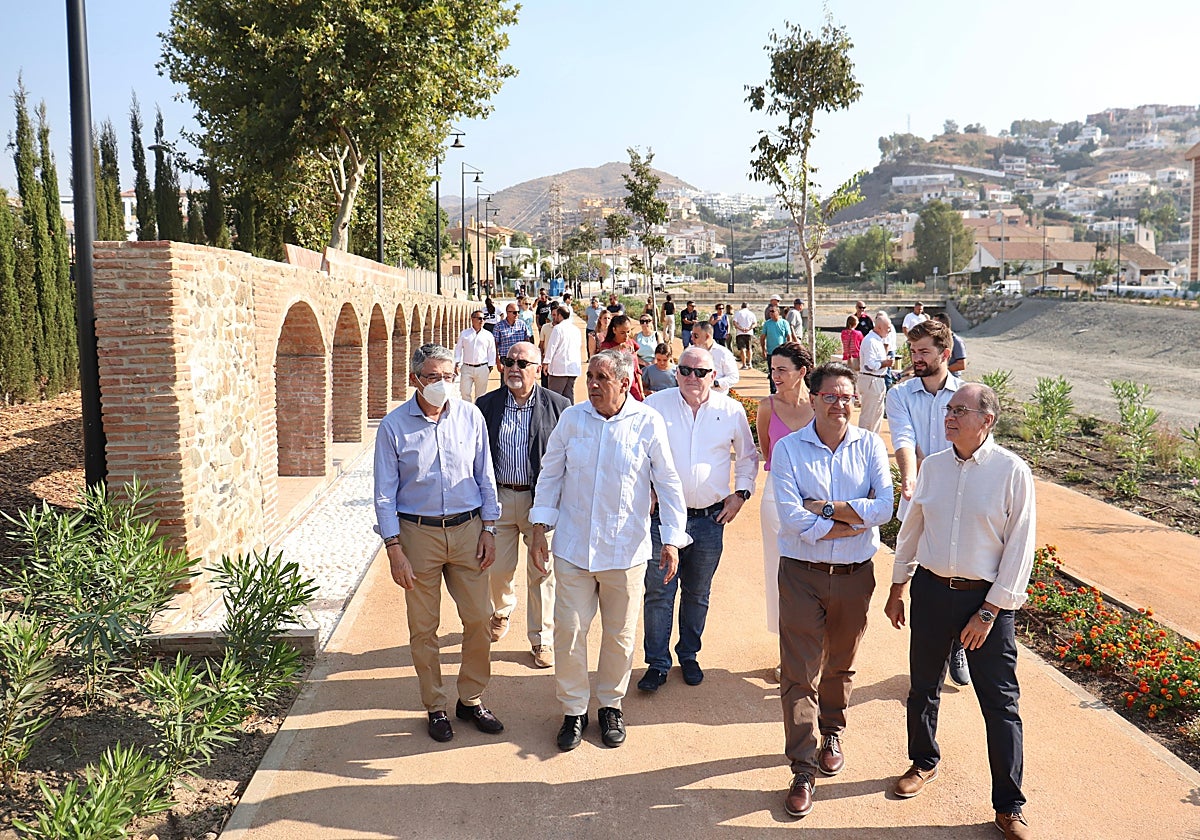 Inauguración del nuevo paseo fluvial.