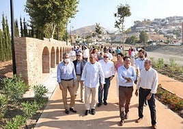 Inauguración del nuevo paseo fluvial.