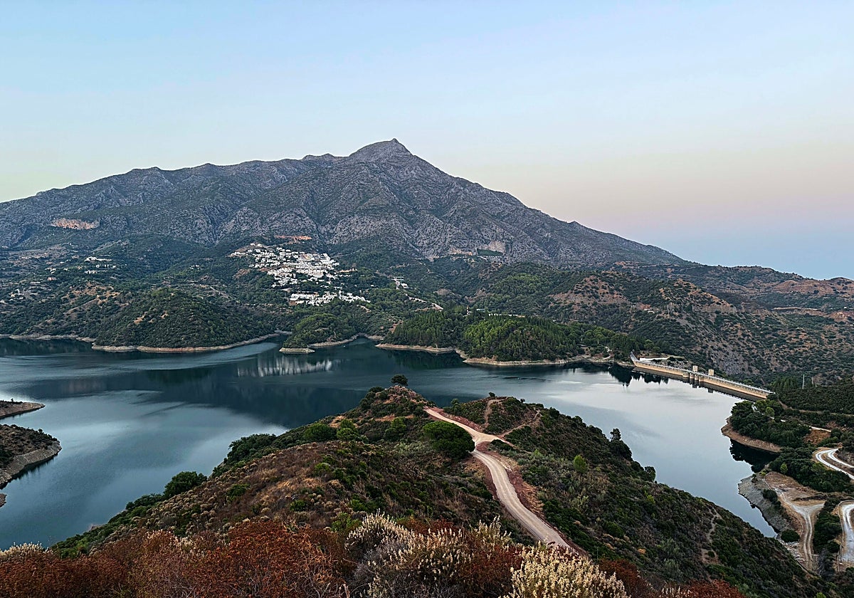 Embalse de La Concepción, este mes de agosto.