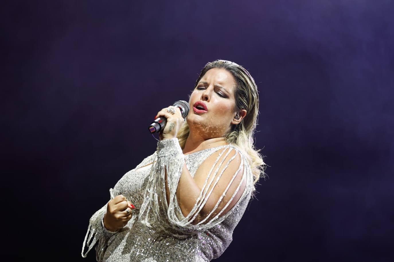 Las mejores imágenes del concierto de Hoffman, Joana Jiménez y Tamara Jerez en la Feria de Málaga 2025