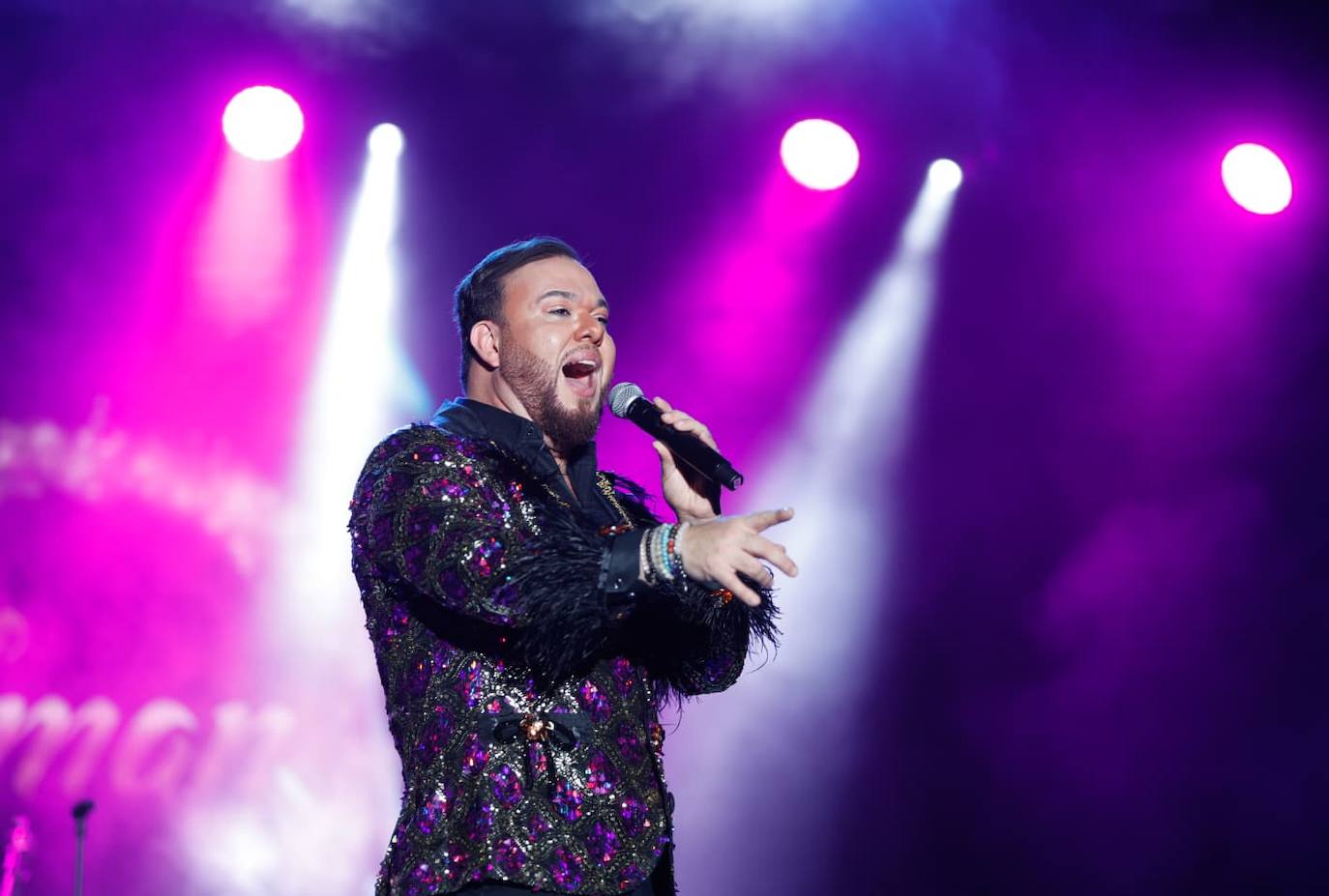 Las mejores imágenes del concierto de Hoffman, Joana Jiménez y Tamara Jerez en la Feria de Málaga 2025