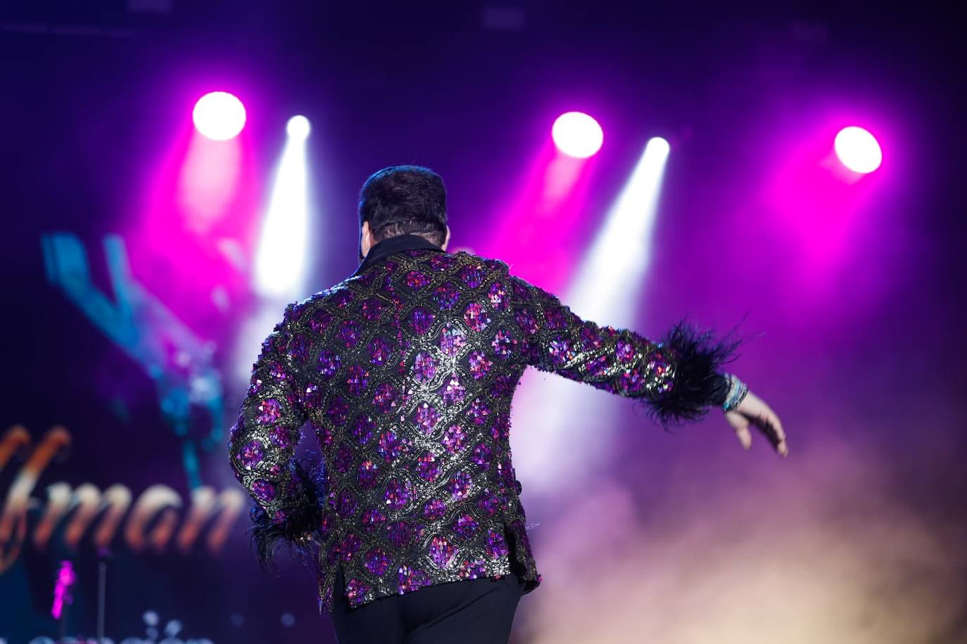 Las mejores imágenes del concierto de Hoffman, Joana Jiménez y Tamara Jerez en la Feria de Málaga 2025