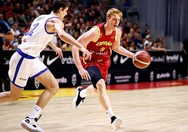 Díaz, en el partido disputado en el Carpena