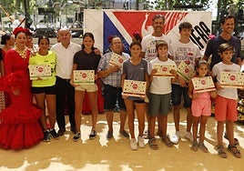 Los ganadores del concurso.