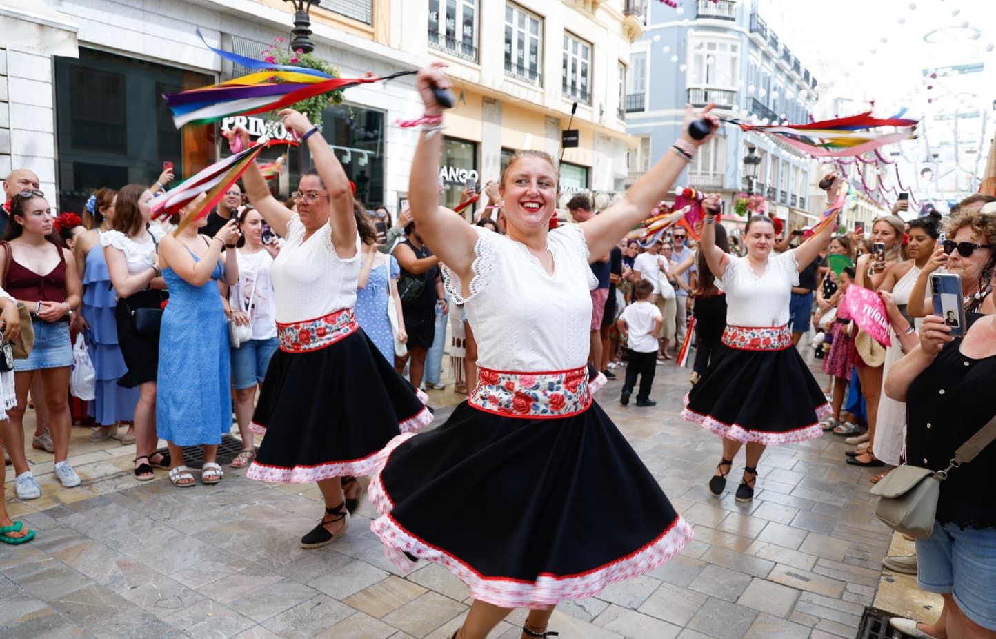 Ambiente del Centro en la última jornada de feria