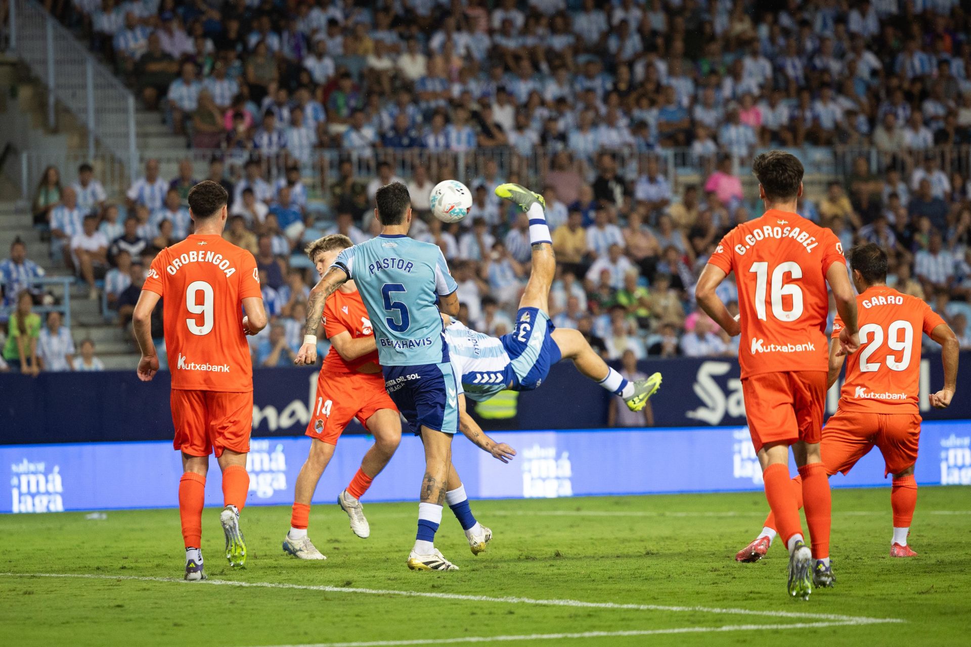 El Málaga-Real Sociedad B, en imágenes