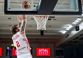 Balcerowski, en un amistoso preparatorio.