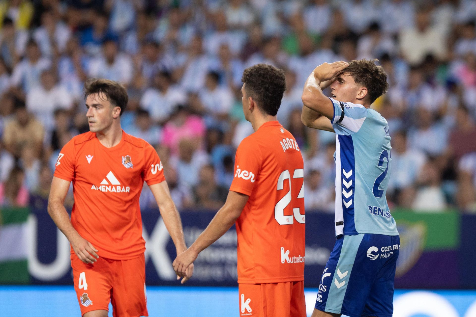El Málaga-Real Sociedad B, en imágenes