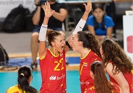 Raquel Lázaro, con el '22', en un partido reciente.