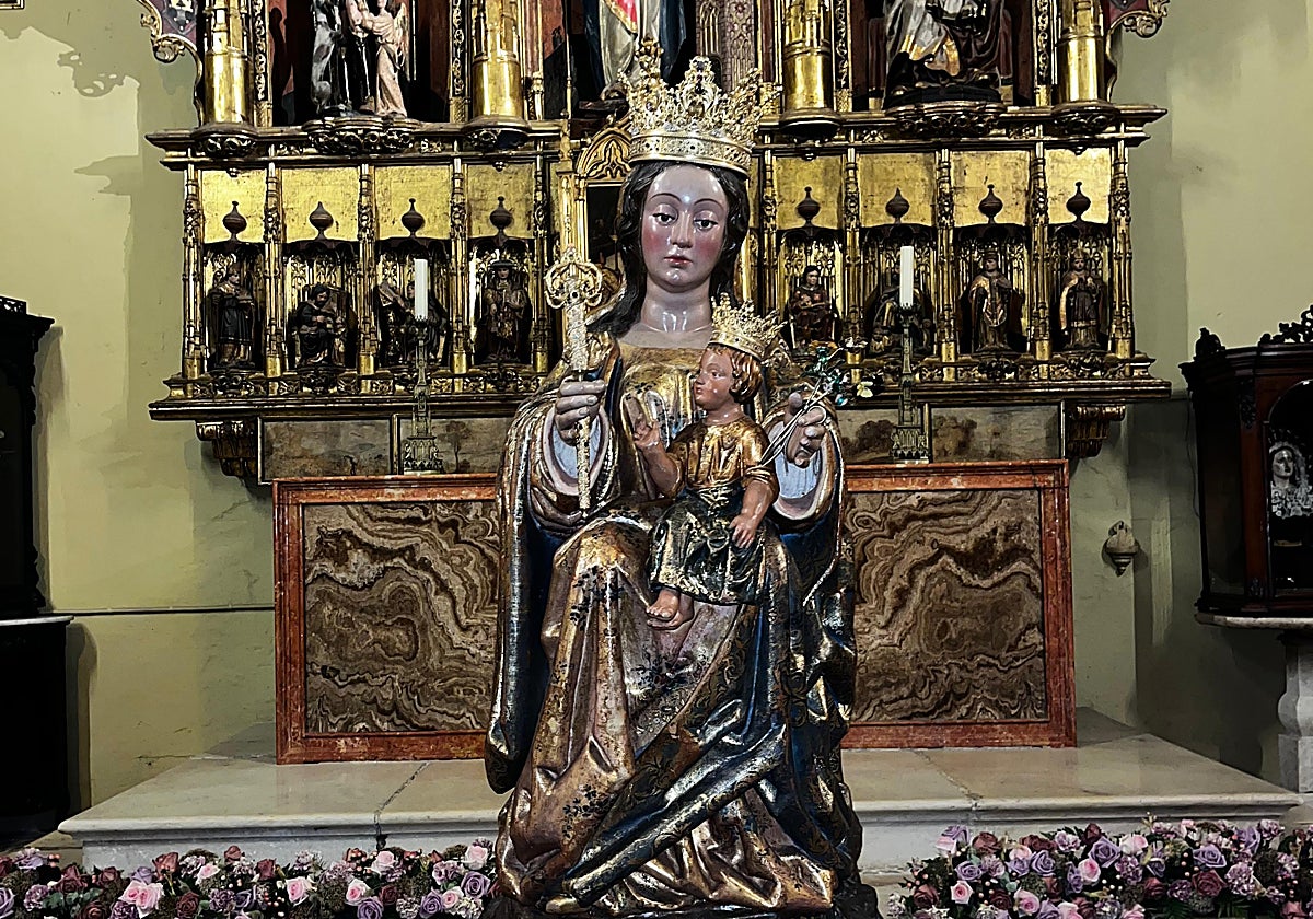 La Virgen de la Victoria, en la capilla de Santa Bárbara de la Catedral.