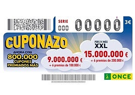 Resultado del sorteo del Cuponazo de la ONCE del viernes, 12 de septiembre de 2025