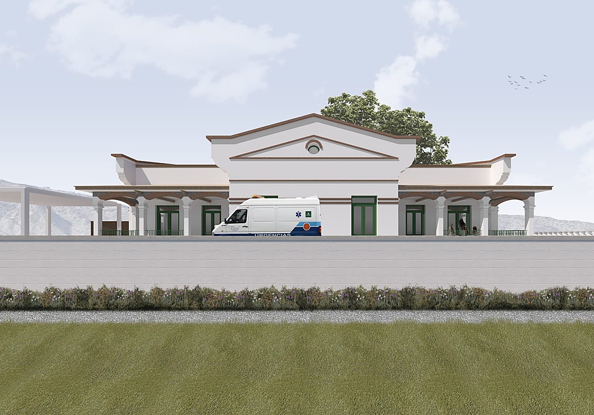 Recreación del futuro pabellón de Urgencias en el Marítimo.